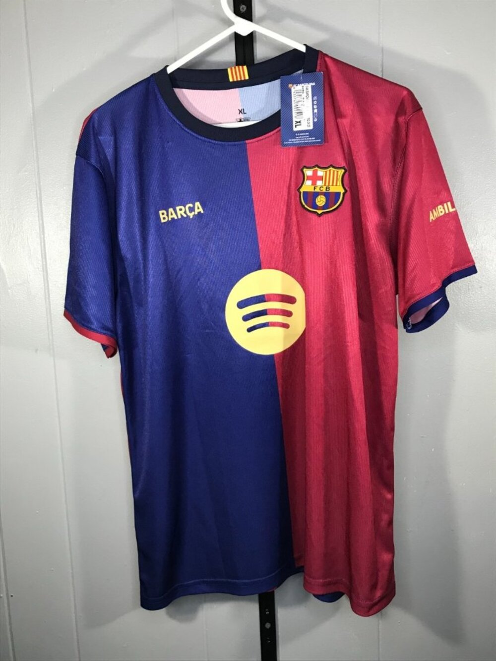 NWT Lamine Yamal #10 Barcelona 25 26 Home Jersey Football Soccer Sz XL